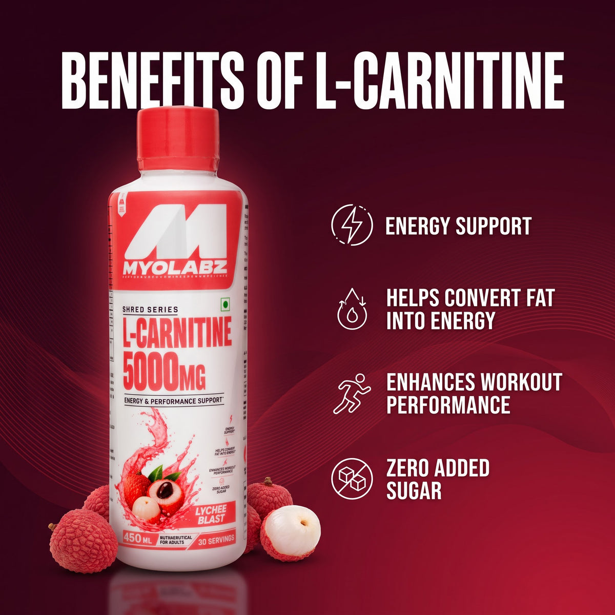L Carnitine lychee Flavour