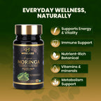 MYOLABZ Organic Moringa Supplement Tablets – 1200 mg Per Serving – USDA Certified Organic – Natural Superfood for Energy, Immunity & Digestion – 60 Tablets