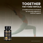 MYOLABZ Organic Triphala Supplement Tablets – 1200 mg Per Serving – USDA Certified Organic – Amalaki, Haritaki & Bibhitaki Herbal Blend for Digestive Wellness & Daily Well-Being – 60 Tablets