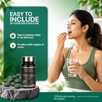 MYOLABZ Organic Spirulina Supplement Tablets – 1200 mg Per Serving – USDA Certified Organic – Natural Superfood for Energy, Immunity & Daily Wellness – 60 Tablets