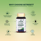 MyoLabz Gut Reset Probiotics Capsules | 11 Probiotic Strains (2 Billion CFU Each) + Isabgol & Peppermint | Digestion, Bloating & Gut Health | 60 Capsules