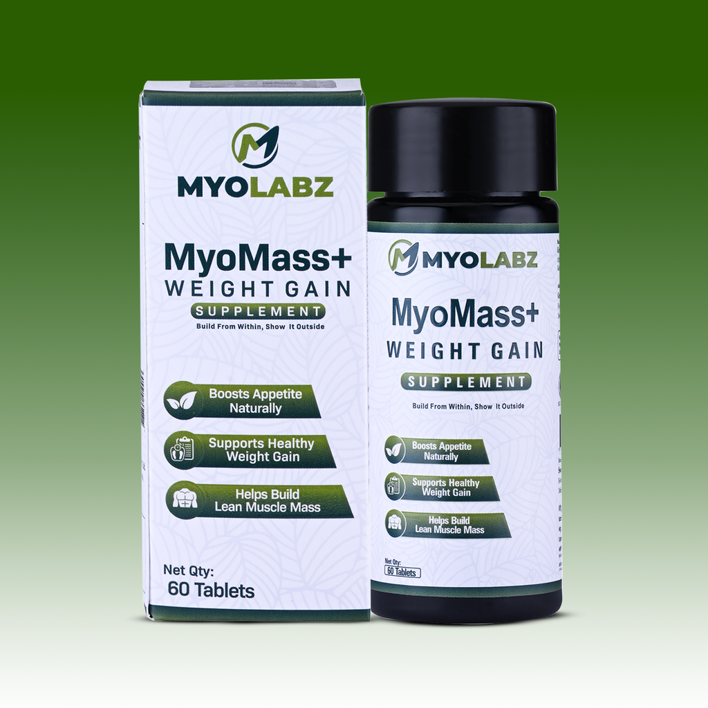 Myolabz MyoMass+ Weight Gain Supplement (60 Tablets)