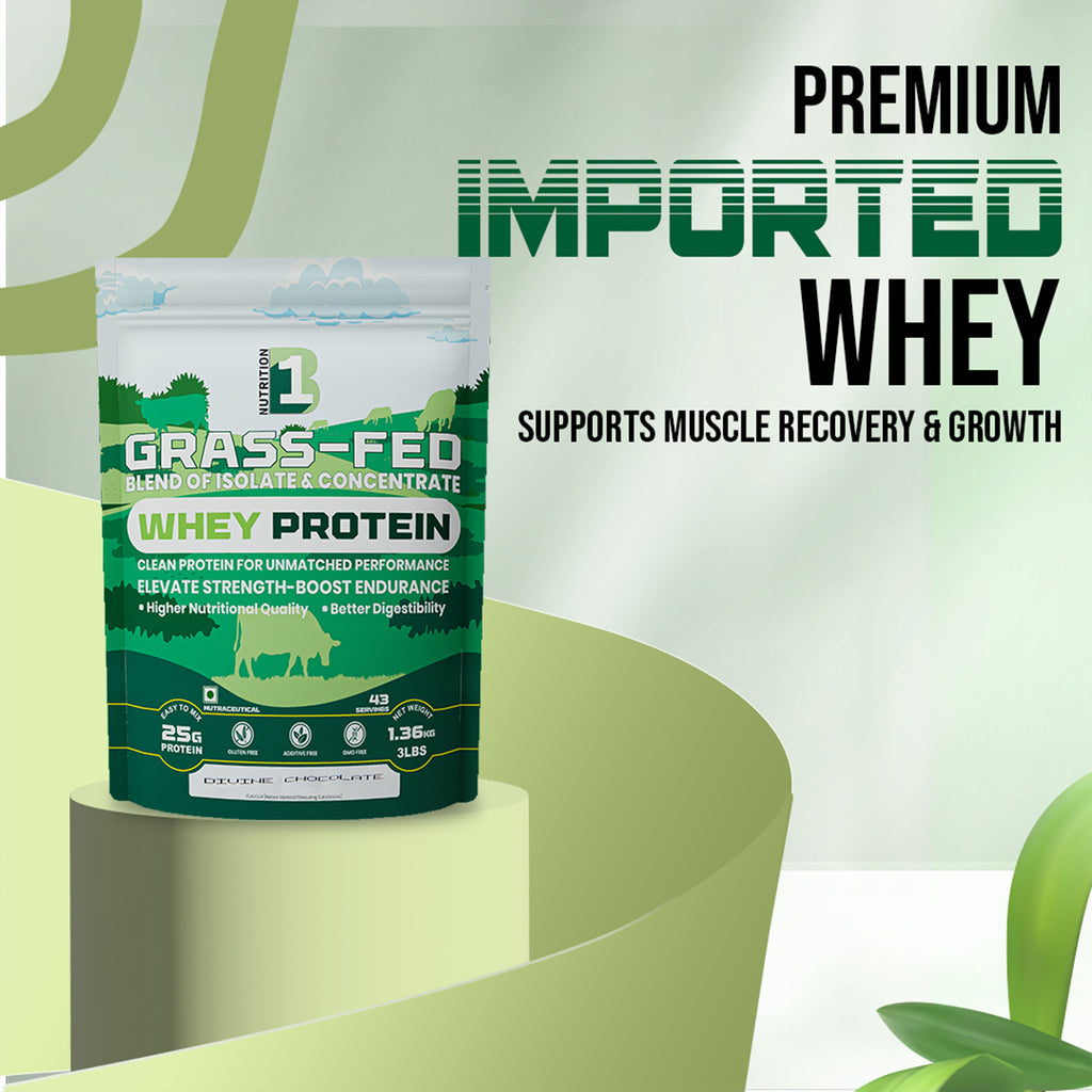 B1 Nutrition Grass-Fed Whey Protein 1.36kg | Isolate Concentrate