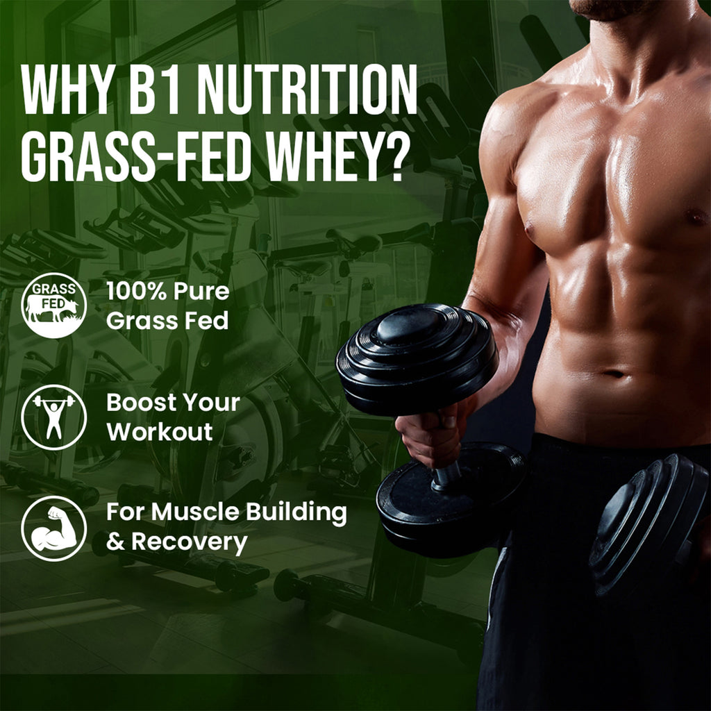 B1 Nutrition Grass-Fed Whey Protein 1.36kg | Isolate Concentrate