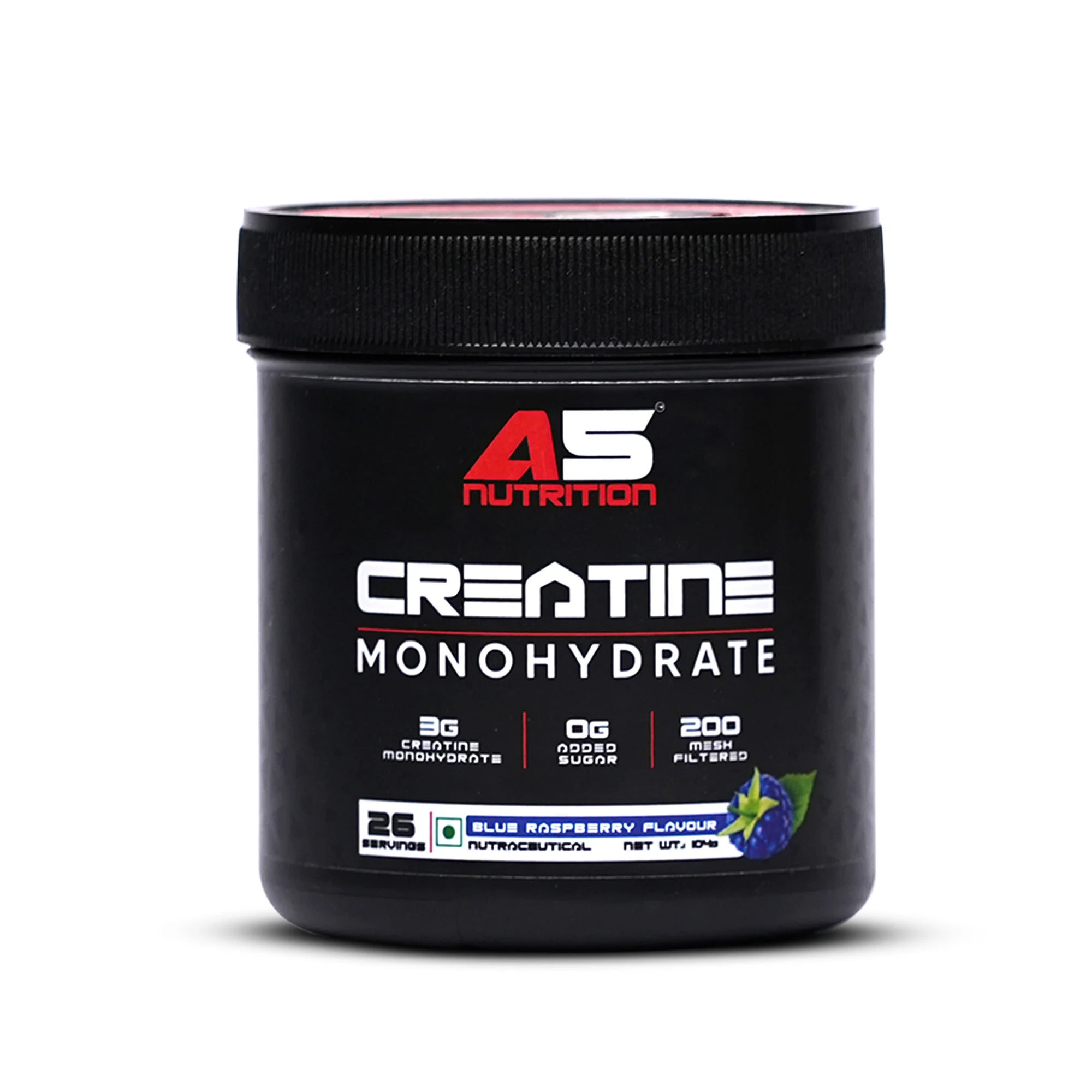 A5 Nutrition Creatine Monohydrate (26 Servings, 104g) | Blue Raspberry / Watermelon / Orange