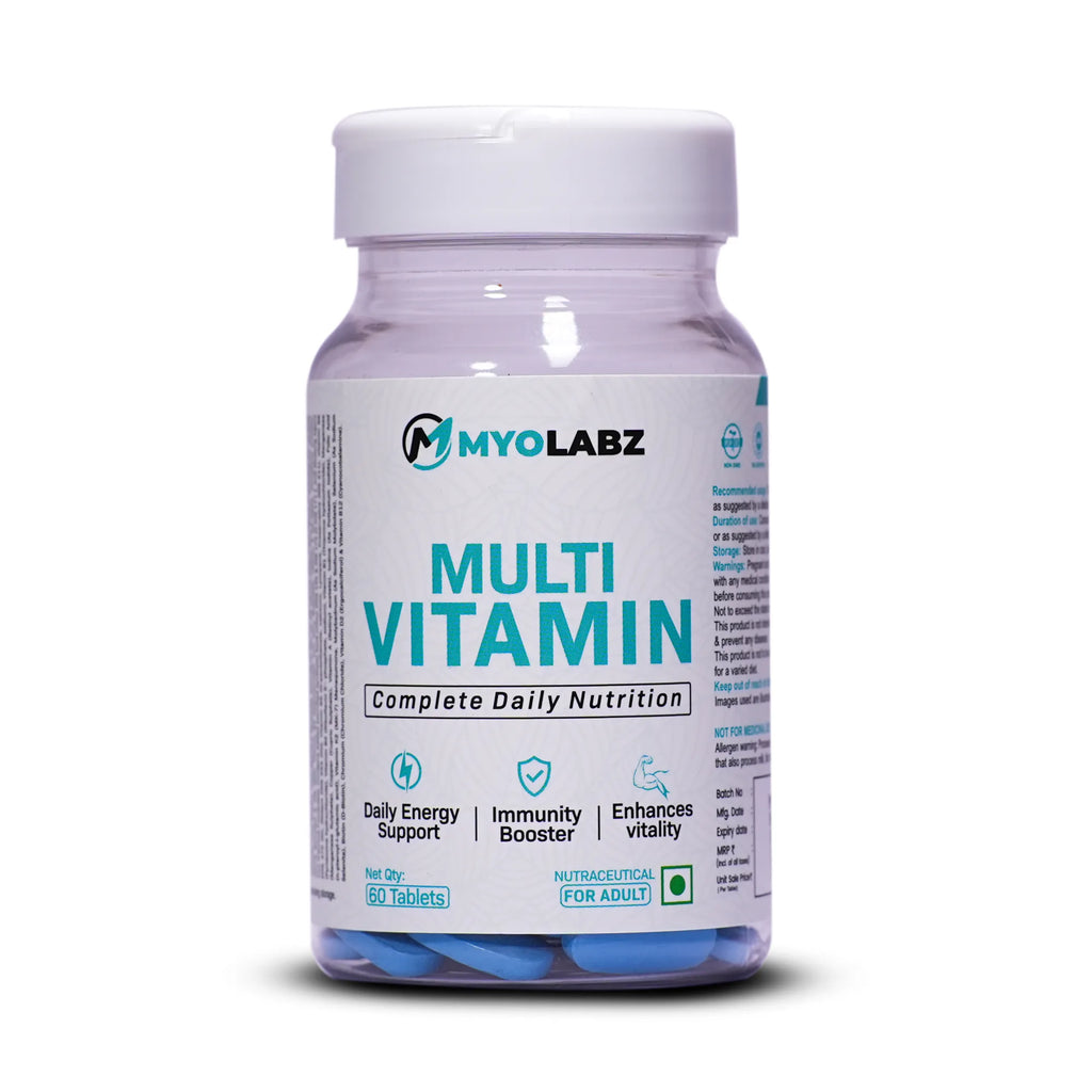 Myolabz Multivitamin Tablets – Complete Daily Nutrition (60 Tablets)