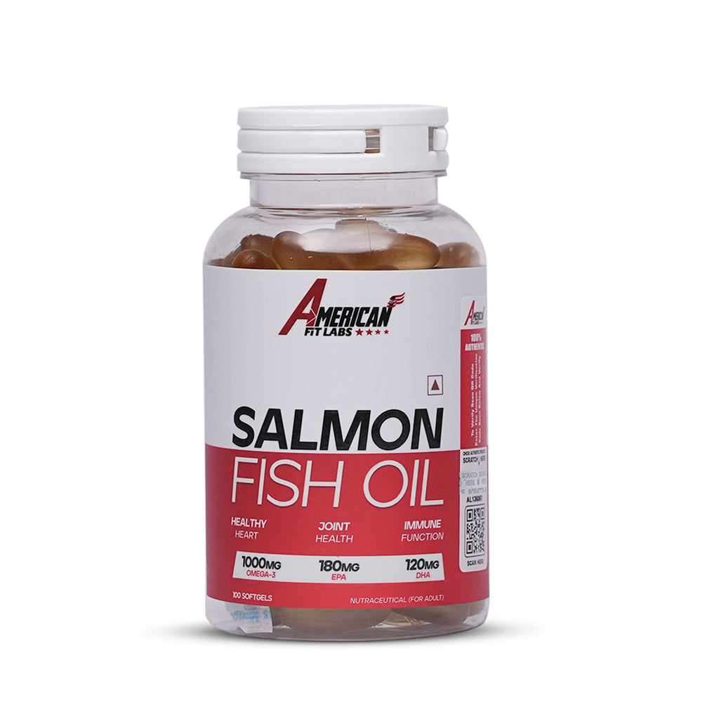 American Fit Labs Salmon Fish Oil 100 Softgels