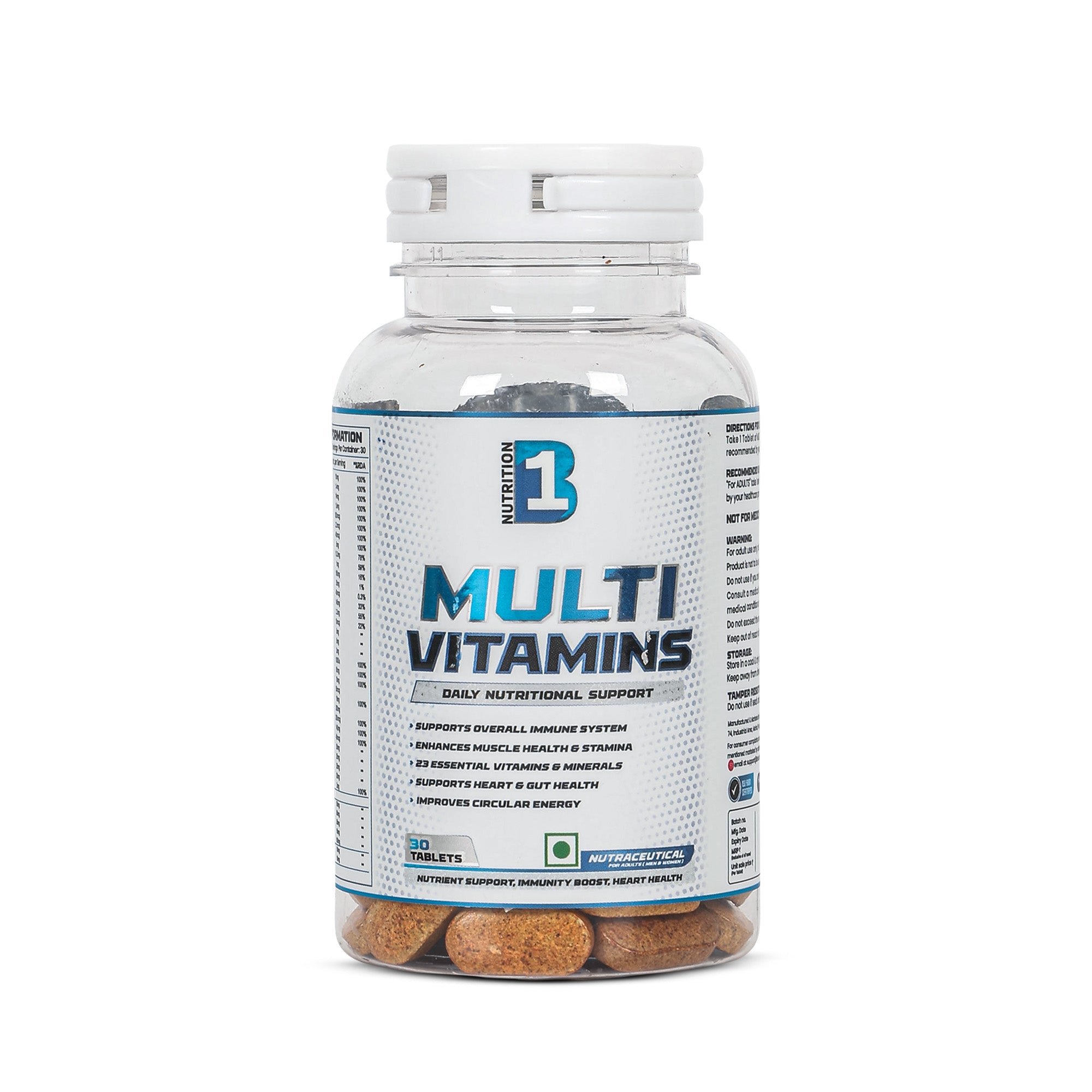 B1 Multivitamins Tablets | Daily Nutrition Support (30 / 60 Tablets)