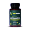 Myolabz Organic Ashwagandha Tablets (60 Tablets) | Supports Stress Management & Muscle Recovery