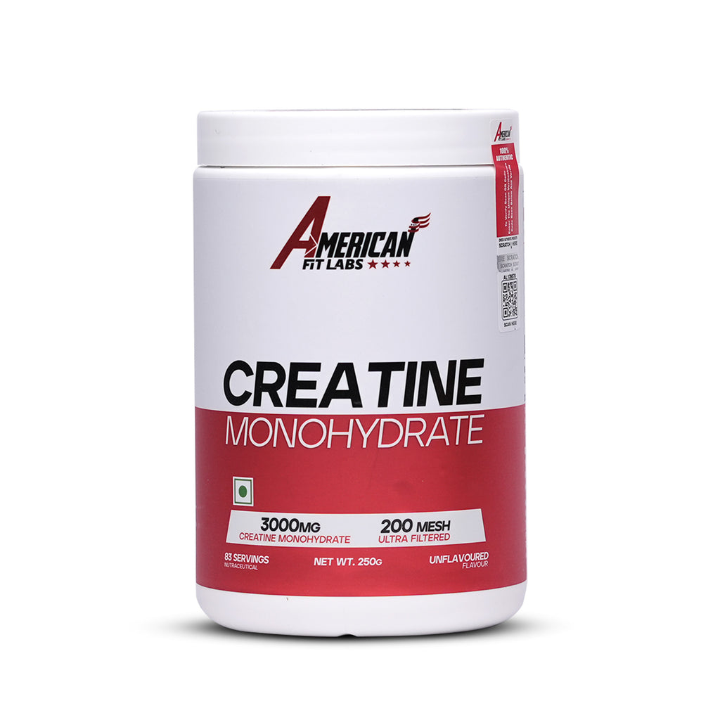 American Fit Labs Creatine Monohydrate (83 Servings, 250g) | Unflavoured