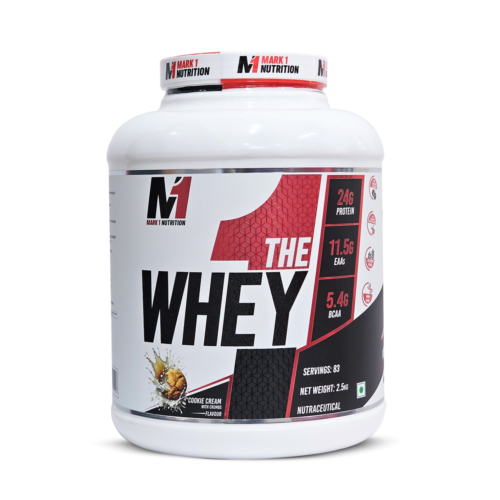 Mark1 Nutrition The Whey Protein 2.5kg | Chocolate & Cookie Cream Flavour