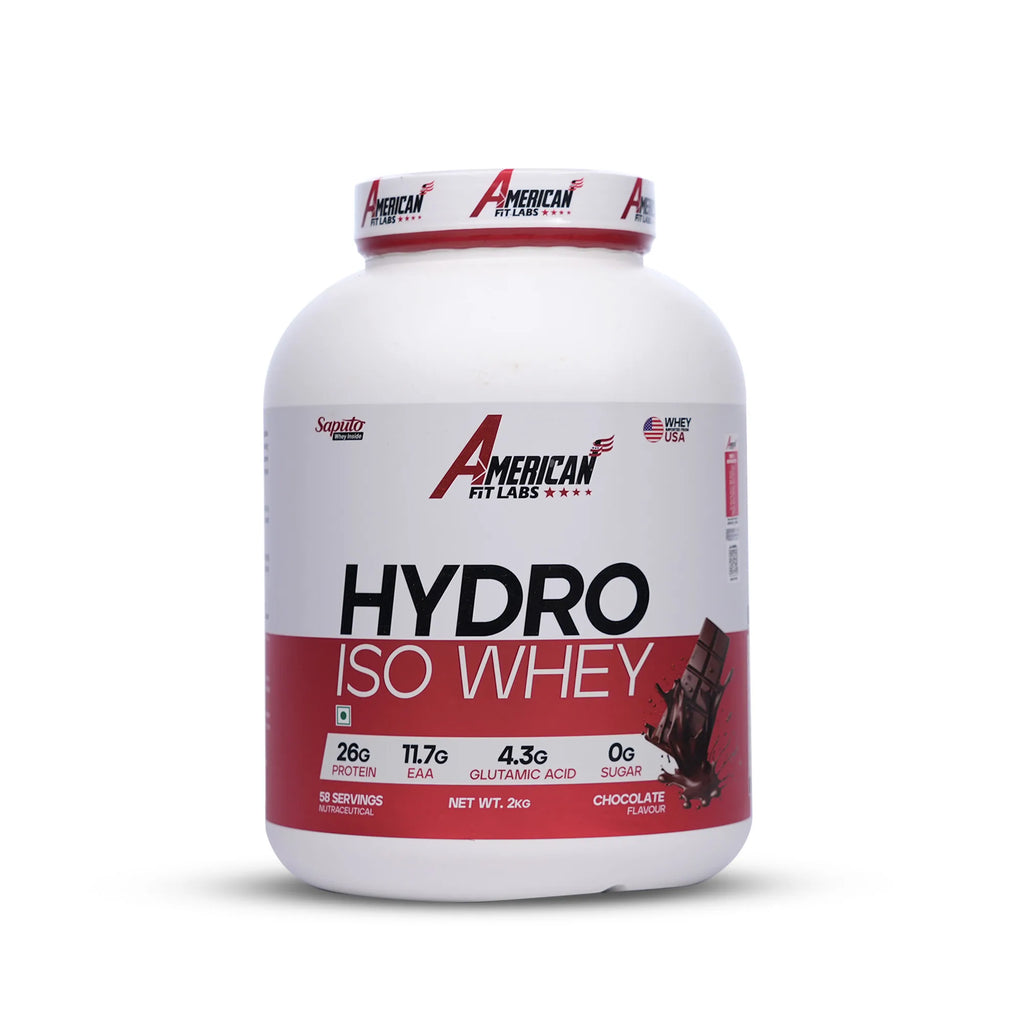 American Fit Labs Hydro ISO Whey (2kg) | 26g Protein | 58 Servings | Chocolate