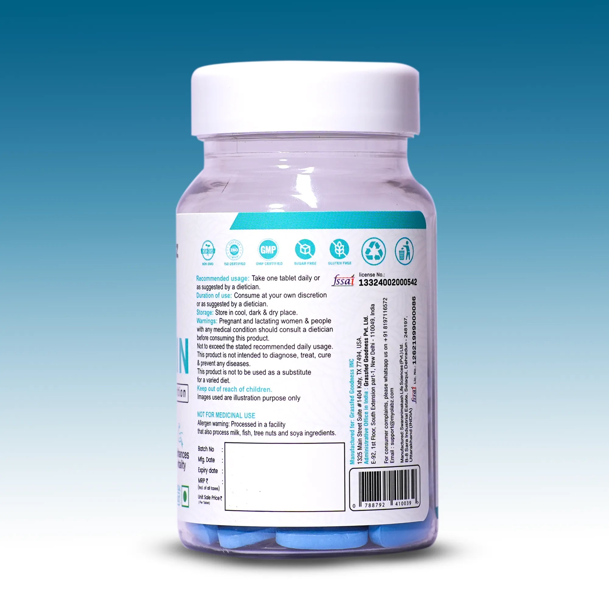 Myolabz Multivitamin Tablets – Complete Daily Nutrition (60 Tablets)