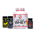 22-PRODUCT US FARM MUSCLE WHEY BULK CLEARANCE — US Farm Muscle Whey 2 kg (Alphonso Mango) × 5 • MyoLabz Regular/Grey Multivitamin 60 Tablets × 6 • MyoLabz Regular Omega-3 60 Softgels × 6 • MyoLabz Testosterone Booster 60 Tablets × 5