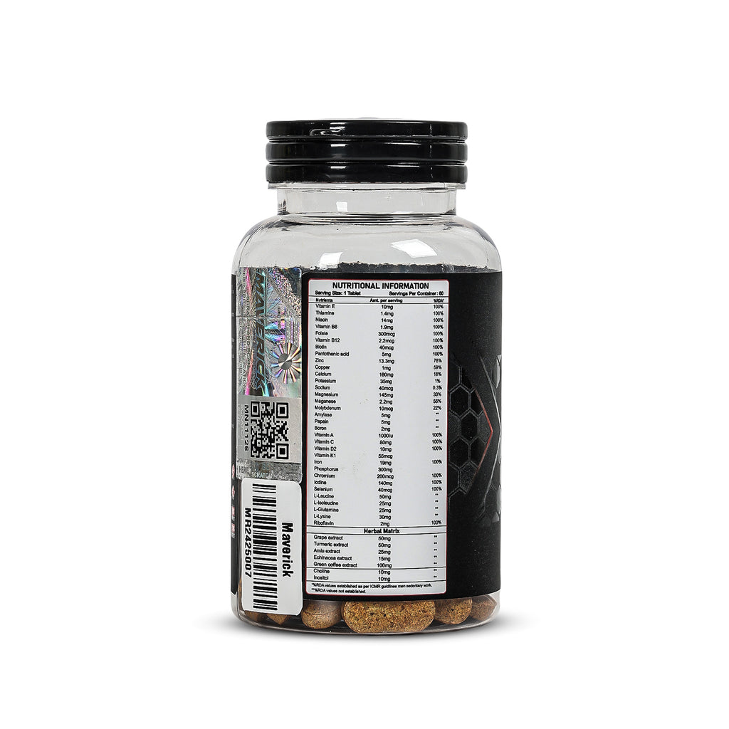 MAVERICK HEALTH DUO OMEGA-3 FISH OIL + MULTIVITAMIN