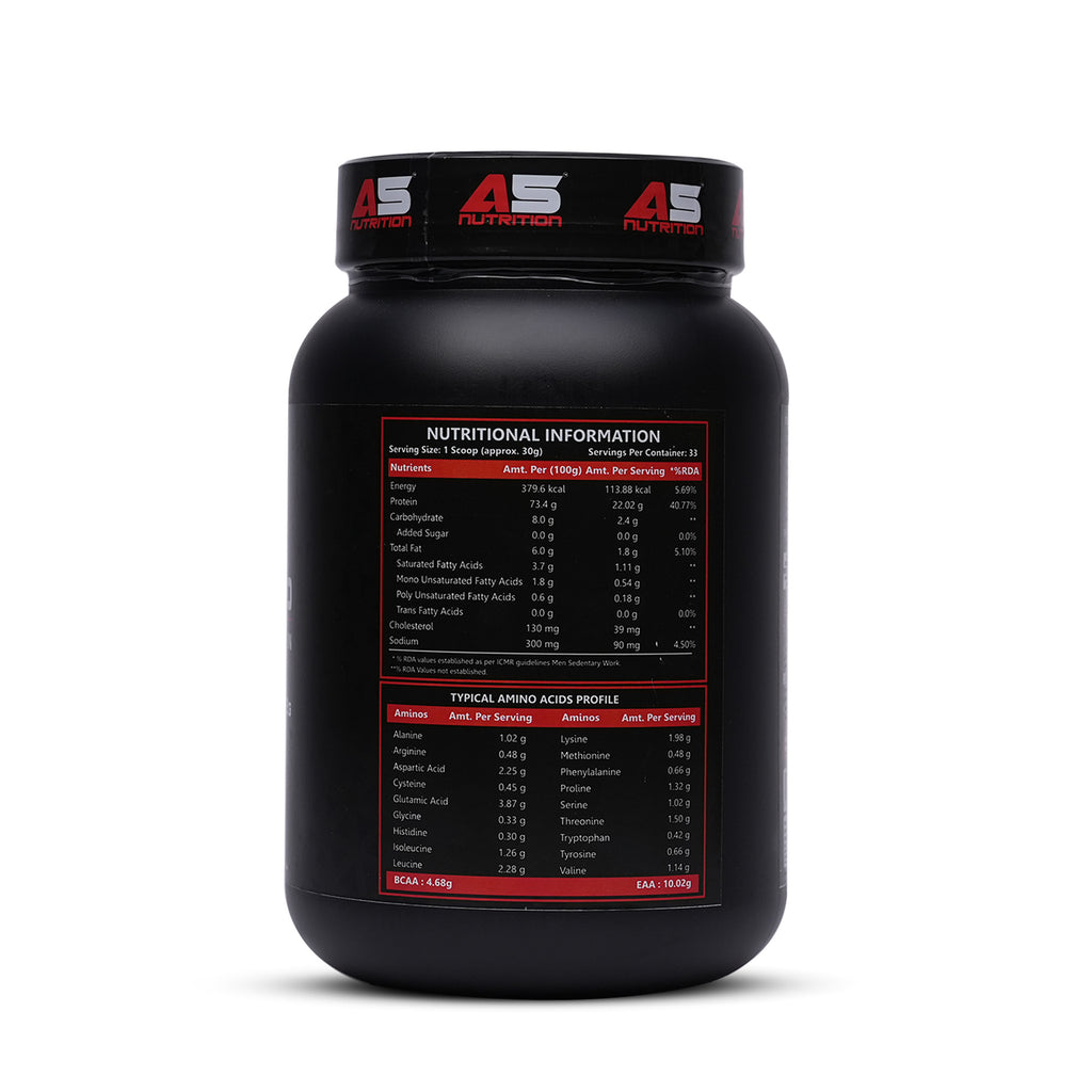 A5 Nutrition Whey Blend Protein 1kg | 33 Servings Chocolate