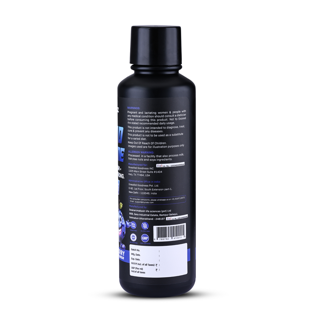 Myolabz Liquid L-Carnitine 3000 mg Fat Burner (450 ml) | Blue Raspberry & Orange Flavours