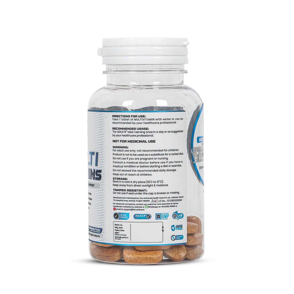 B1 Nutrition Multivitamin Tablets 30/60 | Daily Nutrition Support
