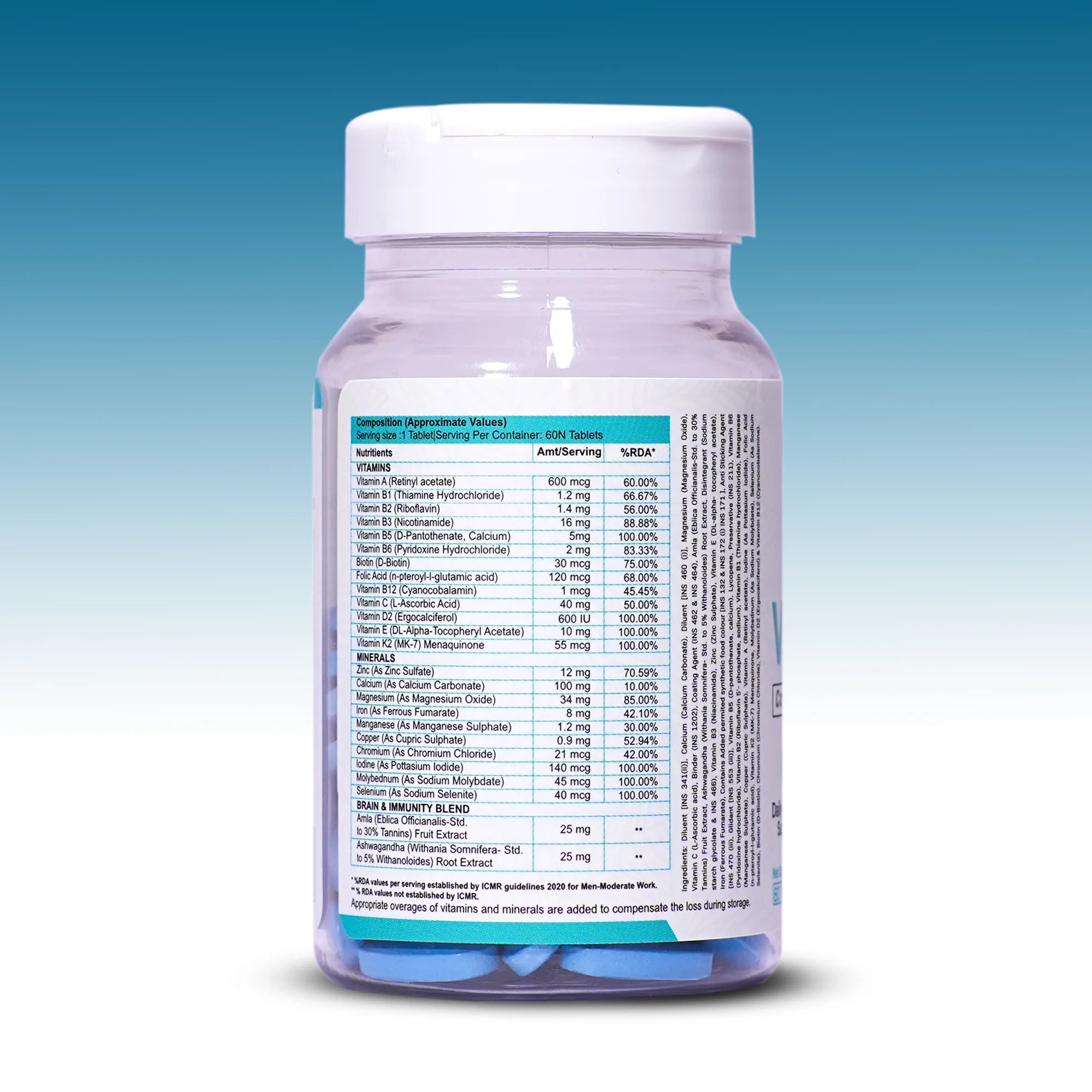 Myolabz Multivitamin Tablets – Complete Daily Nutrition (60 Tablets)