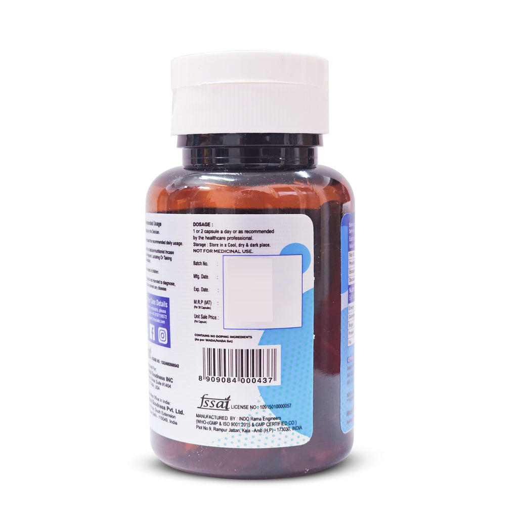 Myolabz Omega-3 Fish Oil 1000mg 30 Capsules | EPA DHA Supplement