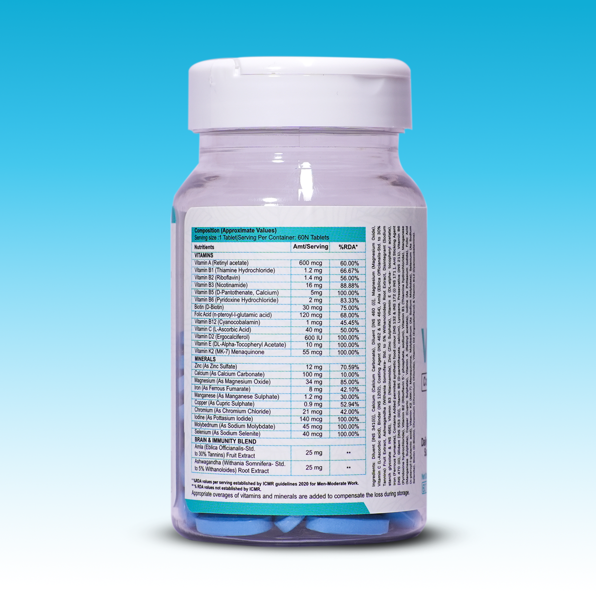 Creatine Starter Stack Pack of 4 – A5 Creatine Blue Raspberry, Multivitamin, Omega-3 & ZMA for Strength & Recovery