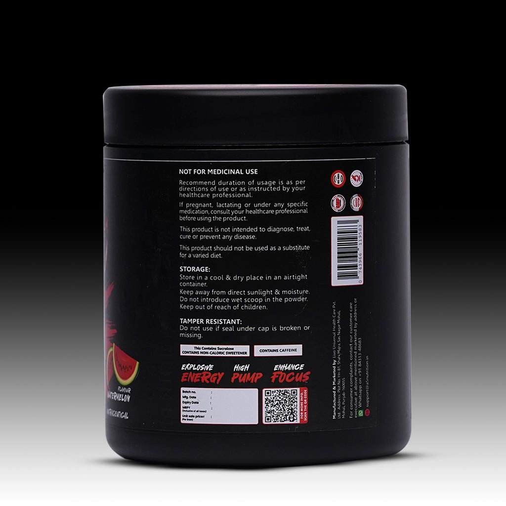 A5 Warrior's Elixir Pre-Workout 525g | 30 Servings High Energy