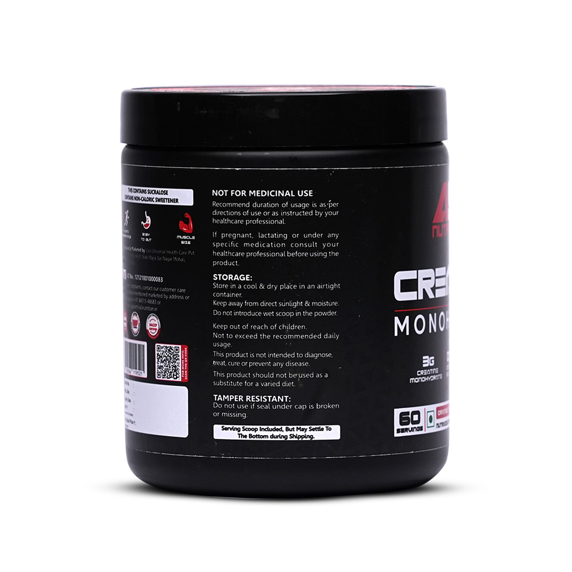 A5 Nutrition Creatine Monohydrate 240g | 60 Servings Flavoured