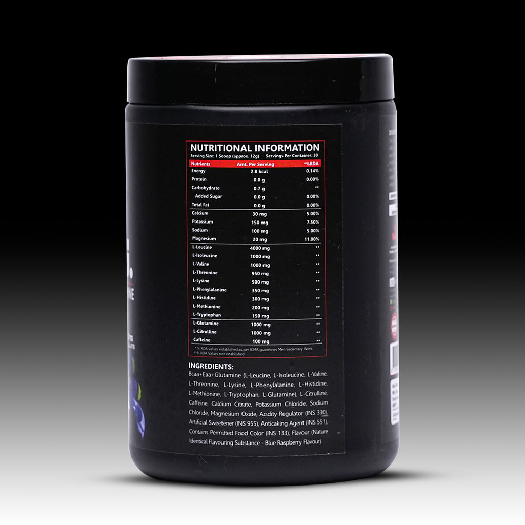 5-PRODUCT A5 BCAA + EAA + GLUTAMINE BULK BLAST — A5 B.E.G. BCAA+EAA+Glutamine 360 g × 5