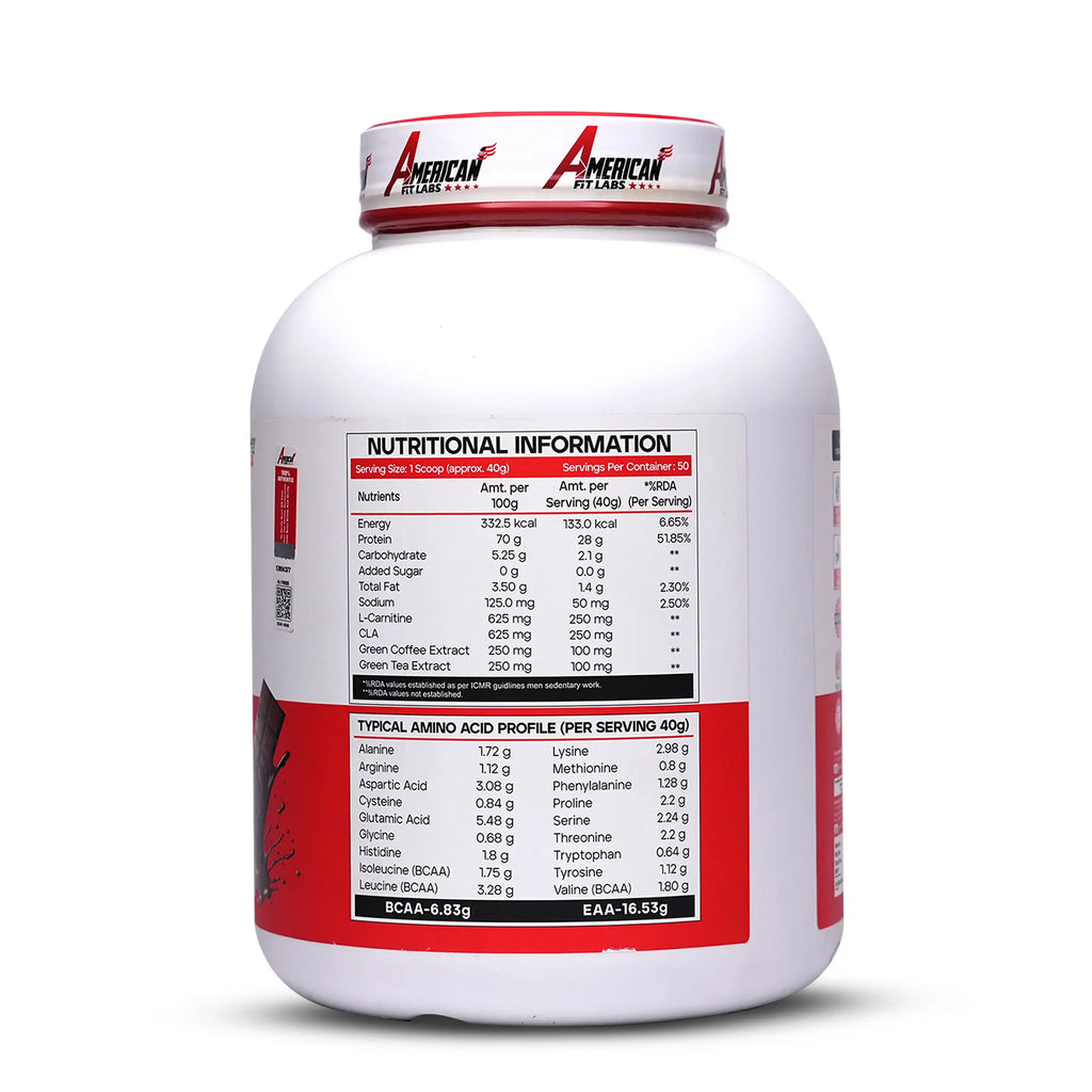 American Fit Labs ISO Shred Whey (2kg) | 50 Servings | Chocolate