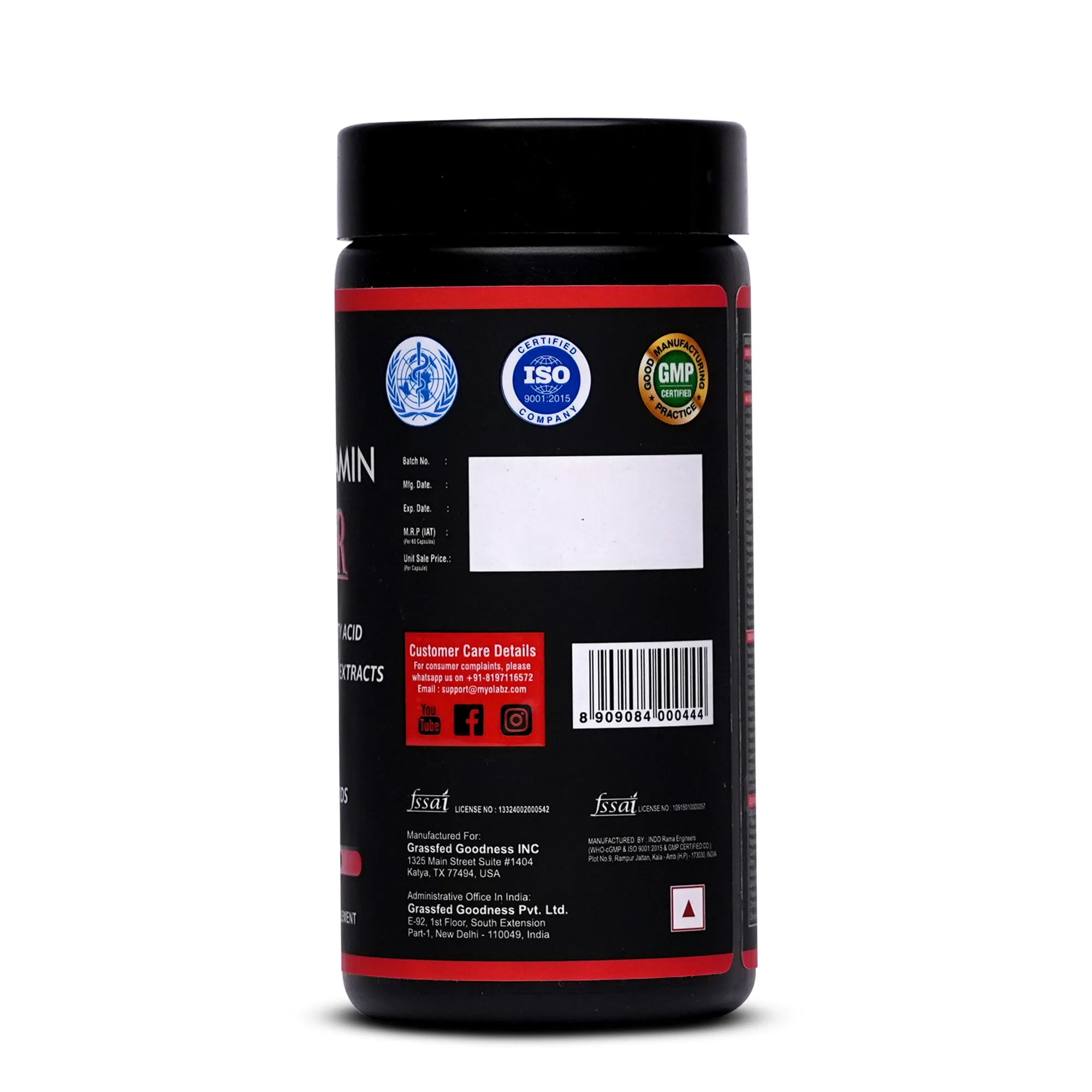 Myolabz Super Multivitamin Softgel Capsules (60 Capsules) | Daily Nutrition & Vitality Support