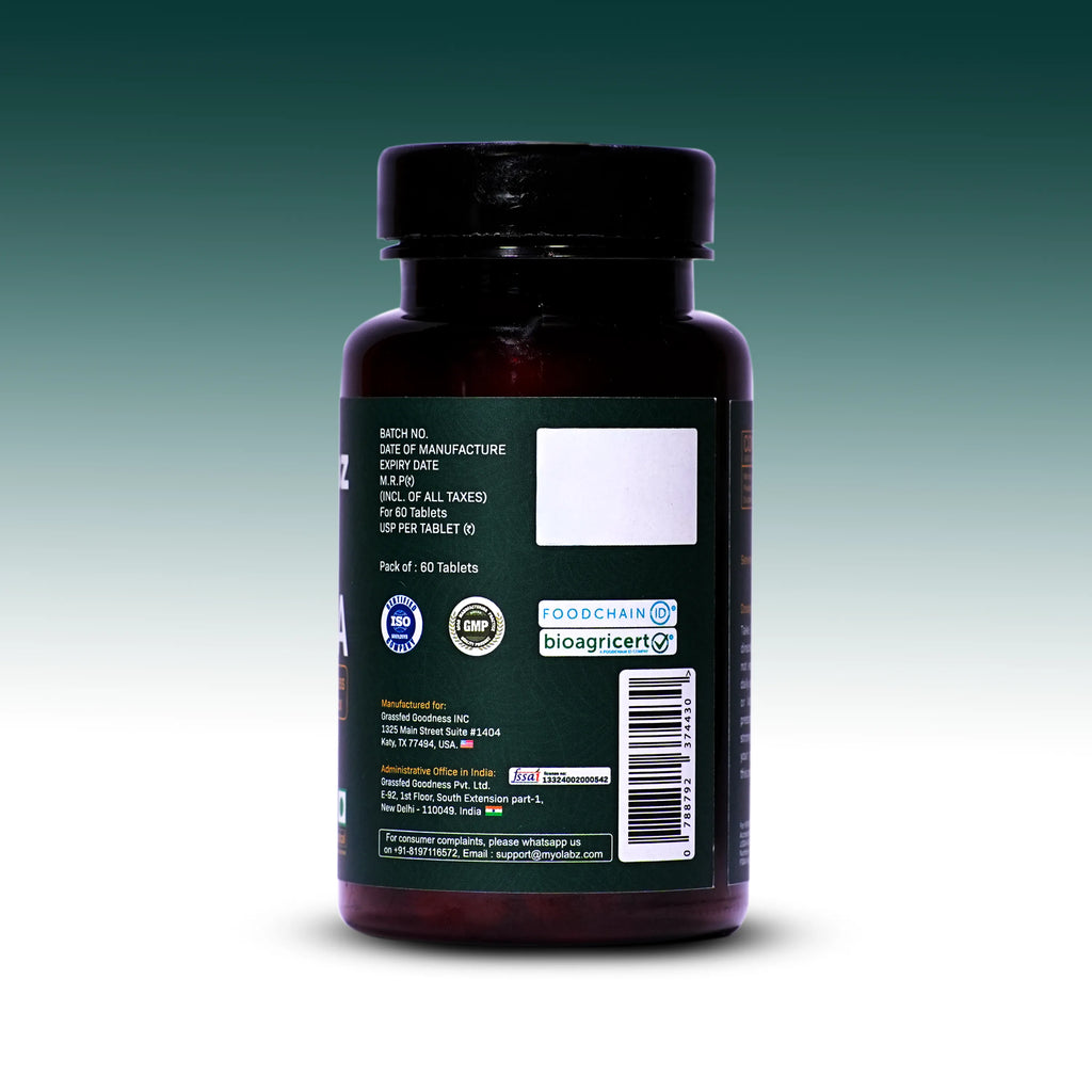 Myolabz Organic Moringa Tablets (60 Tablets) | Natural Superfood for Daily Wellness