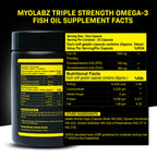 Myolabz Omega-3 Triple Strength Fish Oil Capsules (30 Capsules)
