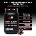 A5 Nutrition Whey Blend Protein 1kg | 33 Servings Chocolate