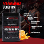 Maverick Micronised Creatine Monohydrate (60 Servings, 240g) | Orange Blast