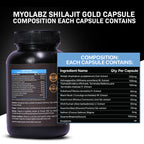 Myolabz Shilajit Gold Capsules (60 Capsules) | Ayurvedic Proprietary Medicine