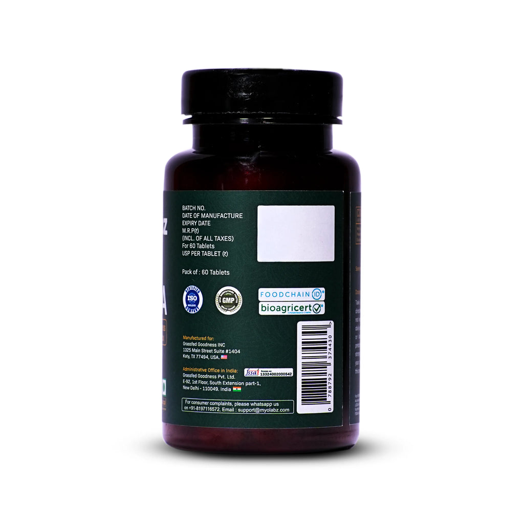 Myolabz Organic Moringa Tablets (60 Tablets) | Natural Superfood for Daily Wellness