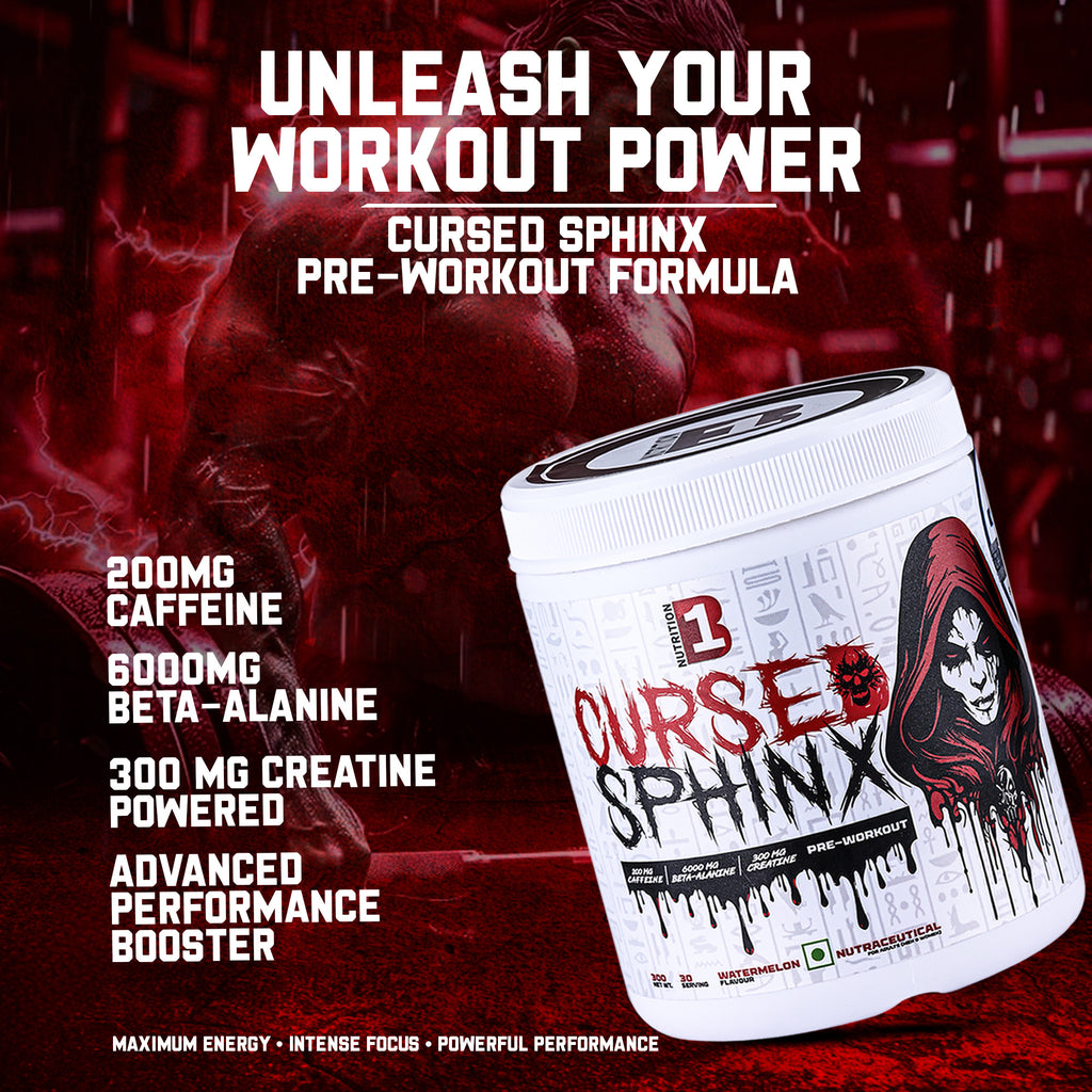 B1 Nutrition Cursed Sphinx Pre-Workout 300g | High Energy Formula