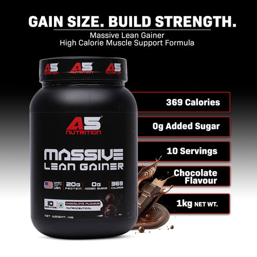 A5 Nutrition Massive Lean Gainer 1kg | 10 Servings Chocolate