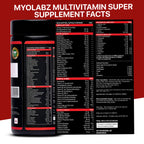 Myolabz Super Multivitamin Softgel Capsules (60 Capsules) | Daily Nutrition & Vitality Support