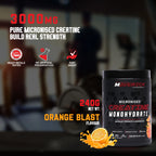 Maverick Micronised Creatine Monohydrate (60 Servings, 240g) | Orange Blast