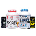 25-PRODUCT WEIGHT GAIN BULK BLAST — US Farm Max Mass Gainer 2.7 kg × 6 • B1 Ultra Whey Protein 2 kg × 1 • MyoLabz MyoMass+ Weight Gain 60 Tablets × 6 • MyoLabz Regular Multivitamin 60 Tablets × 6 • MyoLabz Regular Omega-3 60 Softgels × 6