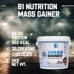 B1 Nutrition Mass Gainer 5kg | High Protein Weight Gainer