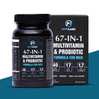 Myolabz 67-In-1 Multivitamin & Probiotic for Men | 60 Tablets