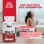 American Fit Labs Multi Vitamin (60 Tablets) | Daily Energy, Immunity & Wellness Support
