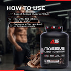 A5 Nutrition Massive Lean Gainer 4kg | 40 Servings Chocolate