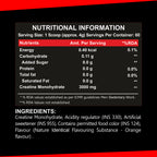 A5 Nutrition Creatine Monohydrate 240g | 60 Servings Flavoured