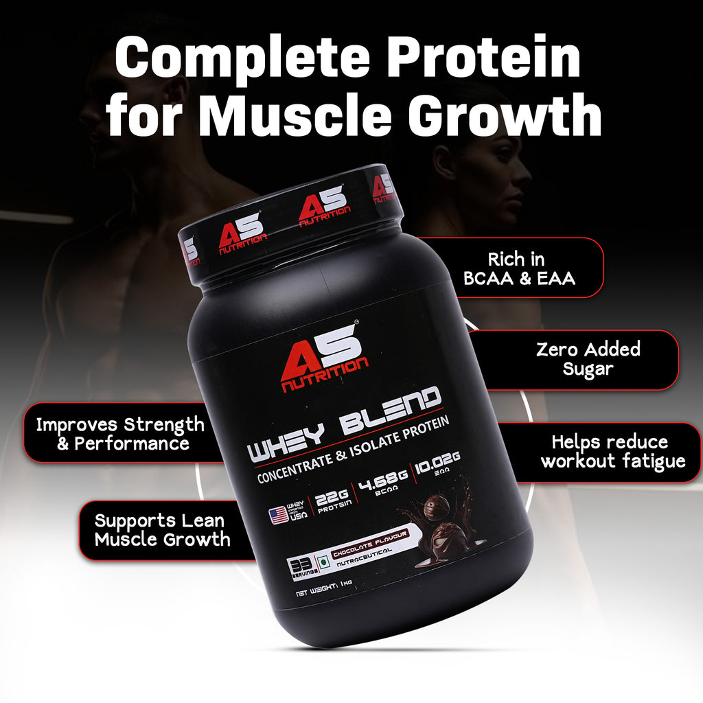 A5 Nutrition Whey Blend Protein 1kg | 33 Servings Chocolate