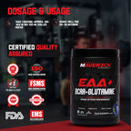 Maverick EAA + BCAA + Glutamine (300g) | 30 Servings | Advanced Amino Performance Formula