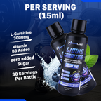 Myolabz Liquid L-Carnitine 3000 mg Fat Burner (450 ml) | Blue Raspberry & Orange Flavours