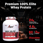American Fit Labs 100% Elite Whey Protein (2kg) | 60 Servings | Chocolate